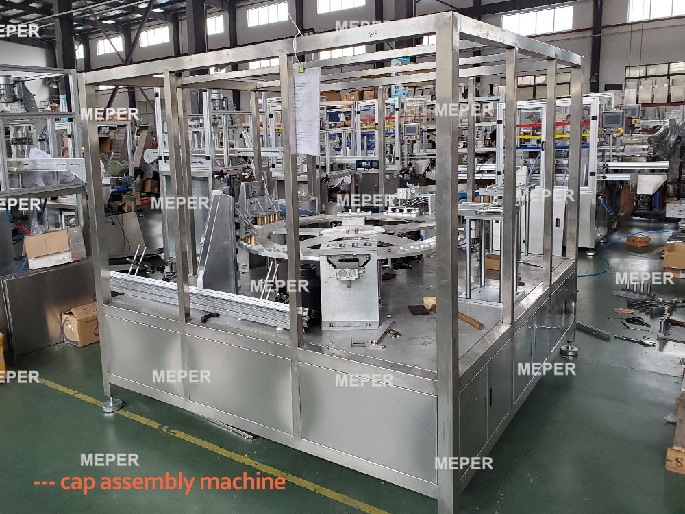Full Automatic Capping Machine Bottle Cap Press Machine Cap Assembly Machine
